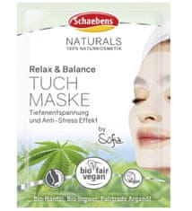 Schaebens  Schaebens, Naturals, Relax Balance, Sheet Mask, 1 kus 