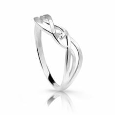 Cutie Diamonds Jemný prsten z bílého zlata s briliantem DZ6712-1843-00-X-2 (Obvod 48 mm)