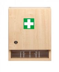 ŠTĚPAŘ Nástěnná lékárnička dřevěná velká prázdná