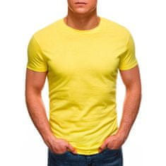 Edoti Pánské hladké tričko PADEN žluté MDN8849 XXL
