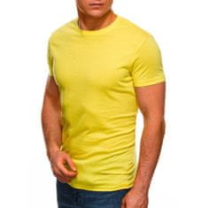 Edoti Pánské hladké tričko PADEN žluté MDN8849 XXL