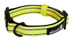 Alcott Reflexní obojek pro psy Adventure žlutý velikost M
