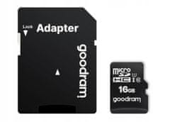GoodRam Paměťová karta M1AA microSDHC 16 GB + SD adaptér