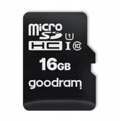 GoodRam Paměťová karta M1AA microSDHC 16 GB + SD adaptér