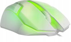 Defender Herní myš Cyber MB-560L podsvícená bílá 