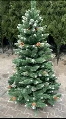 Alpina Vánoční stromek ZASNĚŽENÁ BOROVICE se šiškami, výška 150 cm