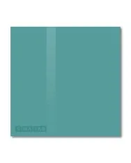 SMATAB® skleněná magnetická tabule zelená smaragdová 35 × 35 cm