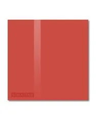 SMATAB® skleněná magnetická tabule červená korálová 35 × 35 cm