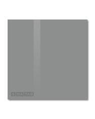 SMATAB® skleněná magnetická tabule šedá paynova 60 × 90 cm