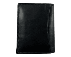 Dailyclothing Celokožená peněženka s orlem - černá 6258