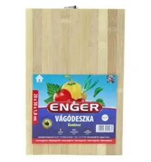 Enger Prkénko bambus 30x20x1,8cm s háčkem ENGER