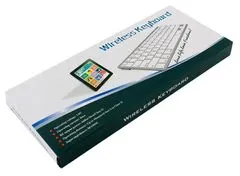 Fedus 6294 Bezdrátová klávesnice iOS/And/Win stříbrnobílá