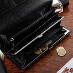 Alessandro Paoli Z20 Dámská kožená peněženka RFiD černá