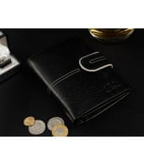 Alessandro Paoli K76 Pánská kožená peněženka RFiD černá