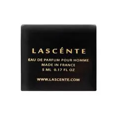 Lascente Estetický kartonový obal na vzorky parfémů 13 x 3,5 x 6,3 cm černý