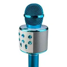 Northix KTV - Bezdrátový Karaoke Mikrofon - Modrý 