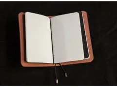 TLW Kožený zápisník ve stylu Midori koňakový vel.: A6 (105x148mm)