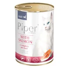 Piper CAT ADULT 400g losos konzerva pro dospělé kočky