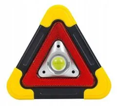 Verk 24175 Výstražný trojúhelník - svítilna, USB, 6609