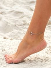 Preciosa Romantický stříbrný náramek na nohu Tender Heart 5359 00