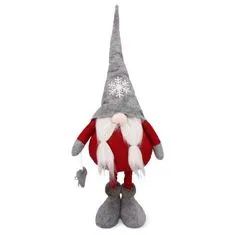 Chomik Gnome, vánoční trpaslík s nastavitelnými nohami - XXL 64/90 cm