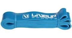 LiveUp Aerobic guma posilovací guma 208 x 0,45 cm modrá, S