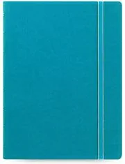 Filofax Blok s boční kroužkovou spirálou Notebooks A5, tyrkysový, 56 listů