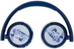 BuddyPhones POP Fun Dětská Bluetooth sluchátka s mikrofonem, modrá