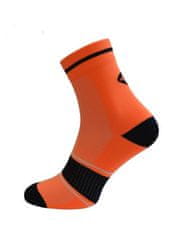 SANTIC Santic Sock oranžová cyklo ponožky