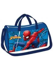 SETINO Sportovní taška Spiderman MARVEL- sv. modrá