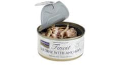 Fish4Cats Konzerva pro kočky Finest sardinka s ančovičkami 70 g