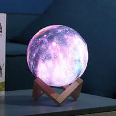Northix Měsíční lampa - Galaxie - 3D 