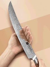 Xinzuo  Nůž na porcování masa 10" XINZUO LAN 73 vrstev damaškové oceli 