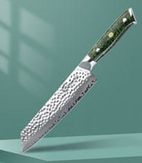 Sunnecko  Kuchyňký kiritsuke nůž 8" Sunnecko Baico 72 vrstev damaškové oceli 