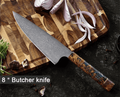Xituo  Šéfkuchařský nůž Gyuto 8" XITUO 67 vrstev damaškové oceli 