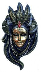 Italfama  Benátská maska "PÁVICE" 