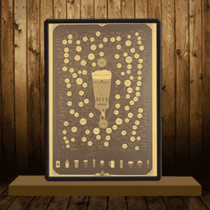 Tie Ler  Plakát tablo Pivo ve světě č.057, 51.5 x 36 cm 