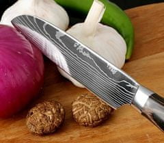 Xituo  Kuchyňský Santoku nůž 7" XITUO SAGA ocel 7CR17 440C 