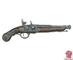 Denix  Anglická křesadlová pistole 18.století 