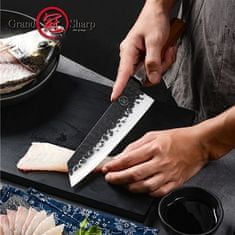 GRAND SHARP  Nůž Kiritsuke 8" GRAND SHARP TOKUŠIMA vysoce uhlíková ocel 
