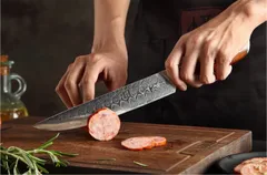 Xinzuo  Kuchyňský nůž 8.5" XINZUO AIČI 67 vrstev damaškové oceli 