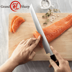 GRAND SHARP  Japonský šéfkuchařský nůž Sakimaru 10.6" Grand Sharp 