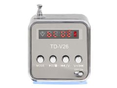 Aga Dobíjecí přenosné rádio Bluetooth LCD reproduktor TD-V26