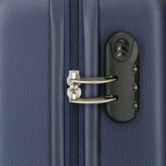 Joummabags Luxusní dětský ABS cestovní kufr MICKEY MOUSE Denim, 55x38x20cm, 34L, 3221722