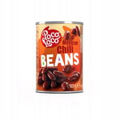 Poco Loco Červené fazole v chilli omáčce 410g PocoLoco