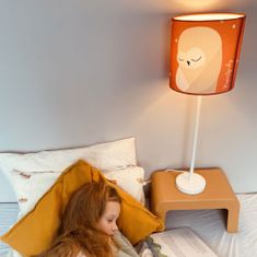 Stolní lampa, oranžová, 30 cm