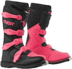 THOR boty BLITZ XP dámské černo-bílo-růžové 5