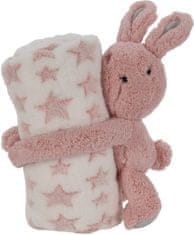 H & L Plyšová deka 75x100cm s mazlíčkem, králík 