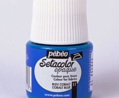 Pébéo Setacolor 45ml kobaltově modrá barva na textil,