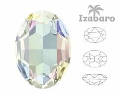 Izabaro 2ks crystal crystal ab 001ab oval fancy stone glass